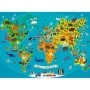 Puzzle Harta Lumii Cu Animale, 150 Piese Ravensburger - 1